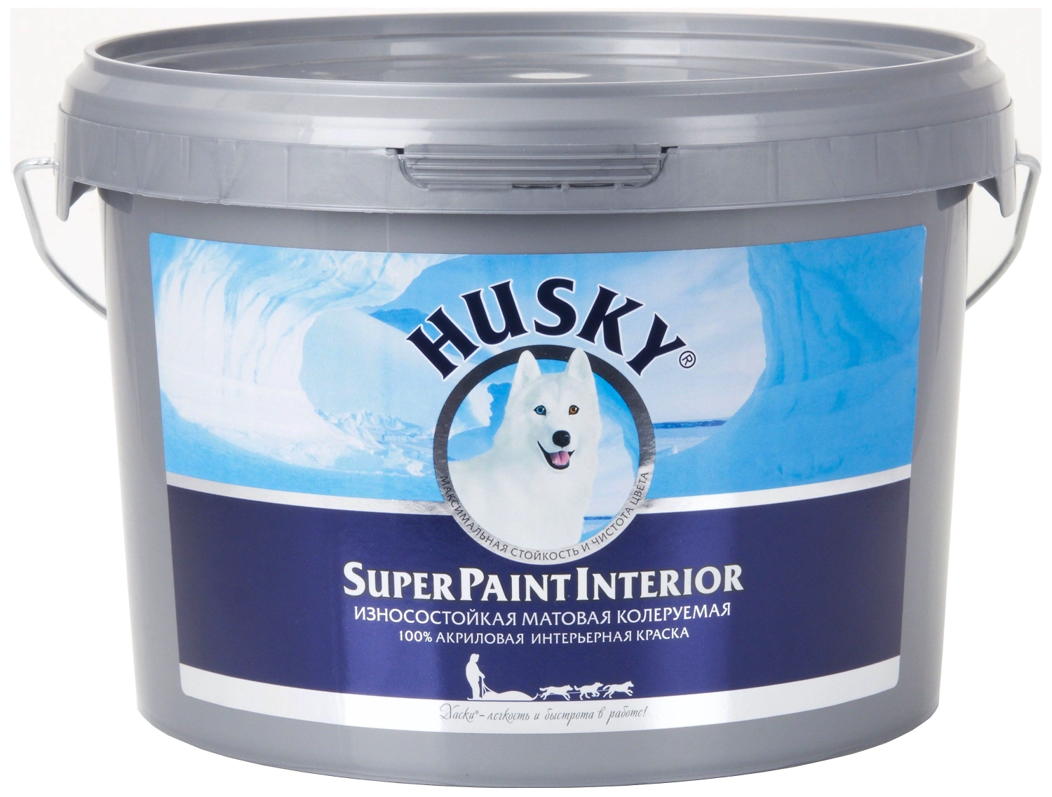 Краска интерьерная HUSKY Super Paint Interior матовая база C 2,5 л