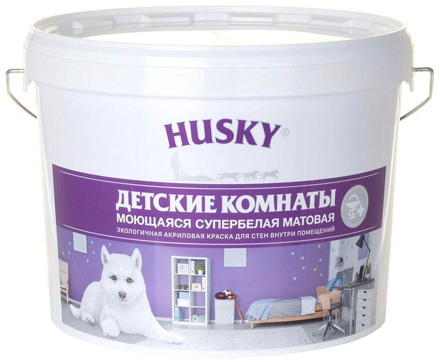 Краска интерьерная HUSKY матовая база C 2,5 л
