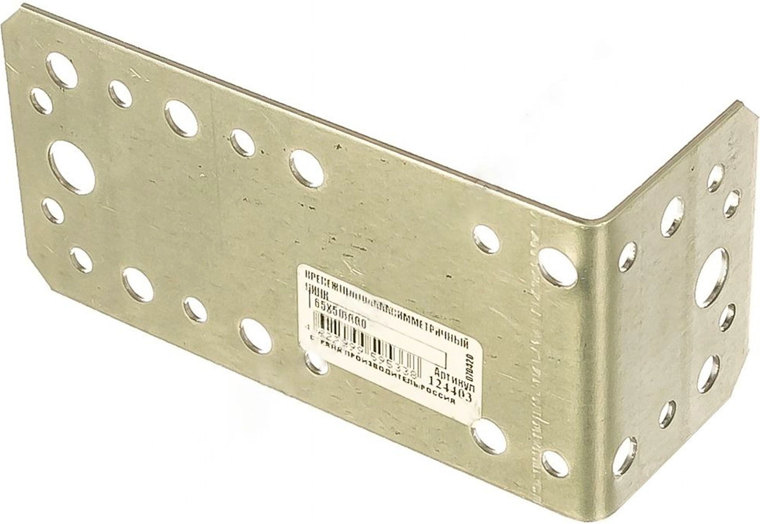 Уголок крепежный ассиметричный kuas Tech-KREP 65х50х130 мм