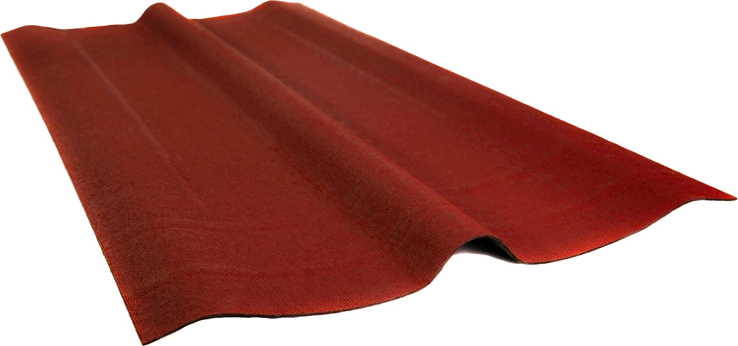 Конек Ондулин красный 100х36см