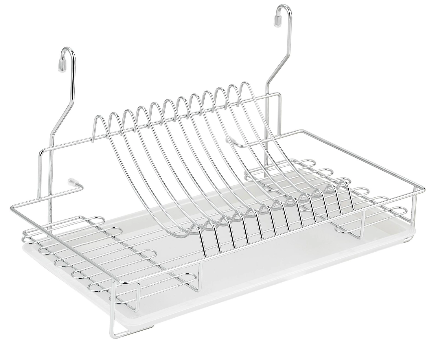 Сушилка для посуды навесная 26,5х44х27 см хром