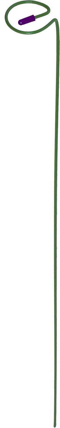 Опора конус Клевер-С ПВХ 7х90х9 см зеленая