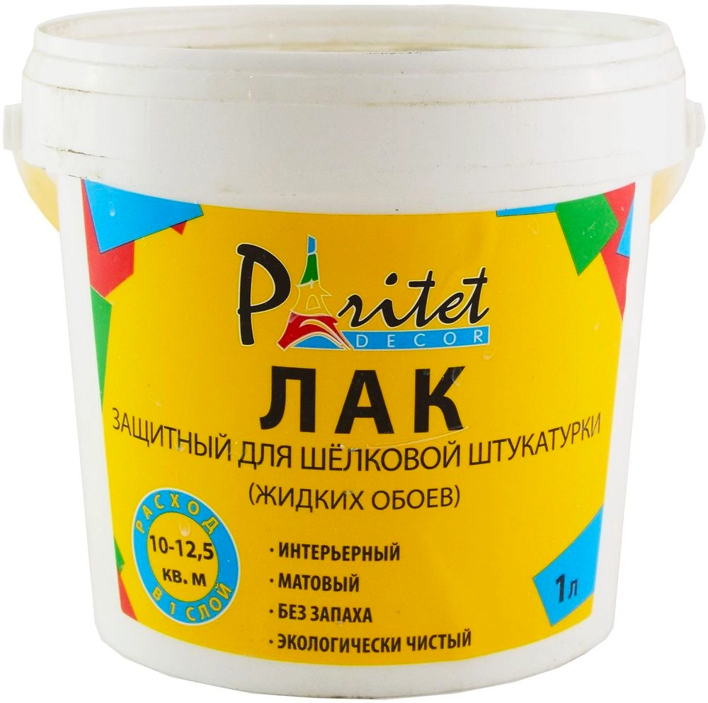 Лак для жидких обоев Paritet Decor прозрачный матовый 1 л