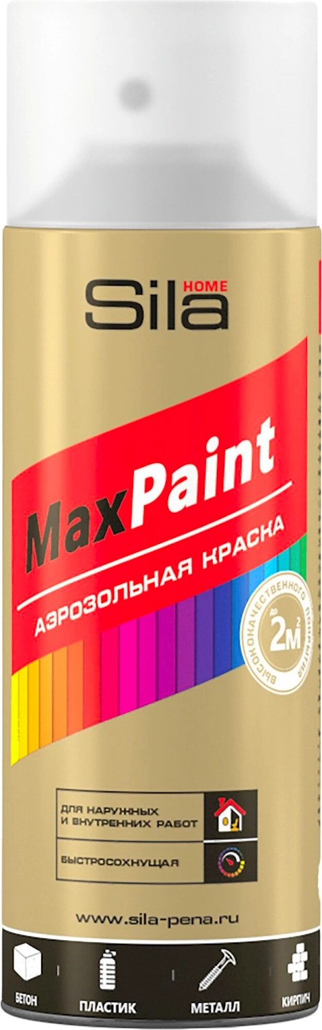 Лак универсальный акриловый Sila Home MaxPaint прозрачный матовый 0,52 л