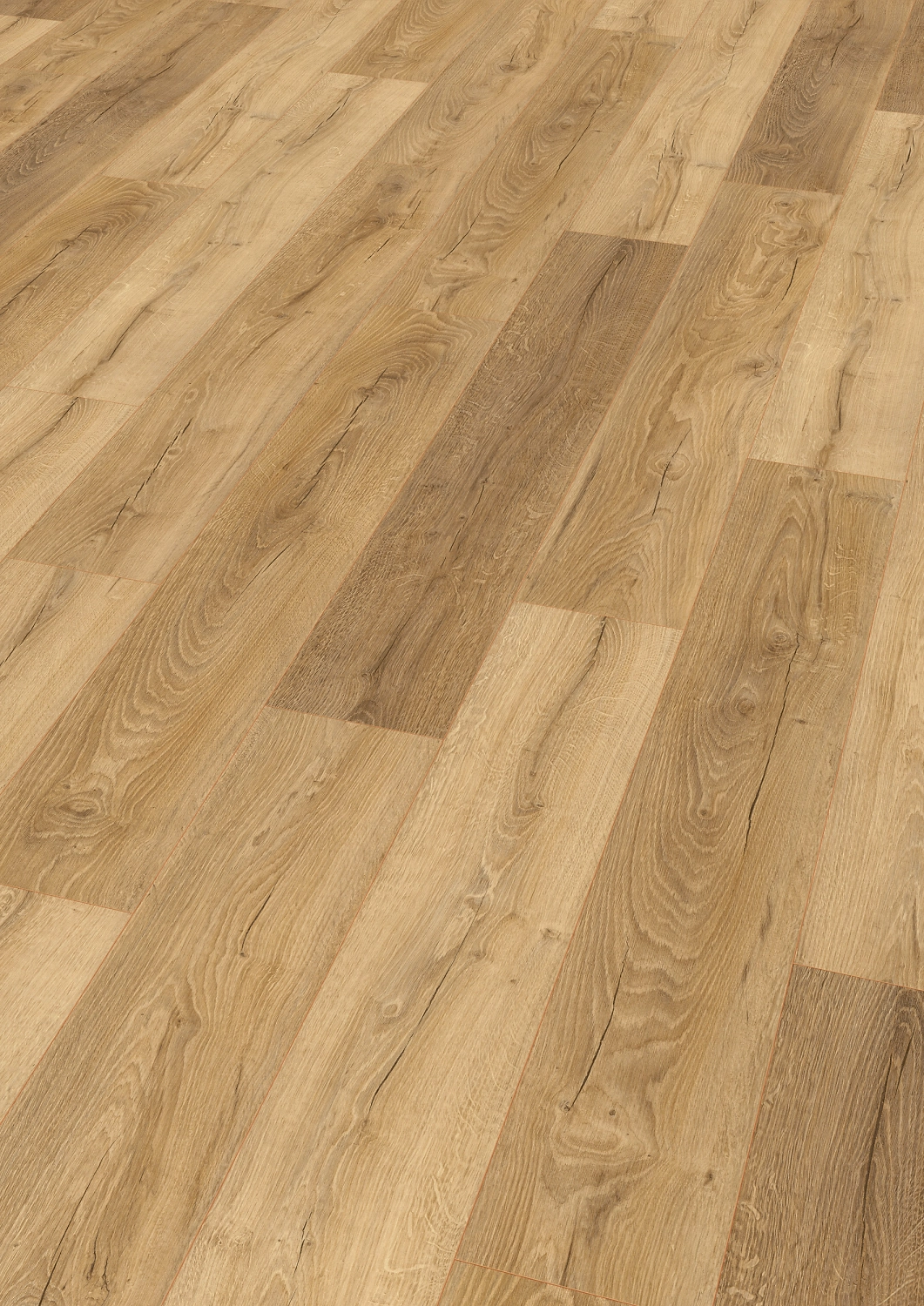 Ламинат Laminate Fussboden Дуб Крутон тёмный 33 класс 10 мм 1.744 кв. м