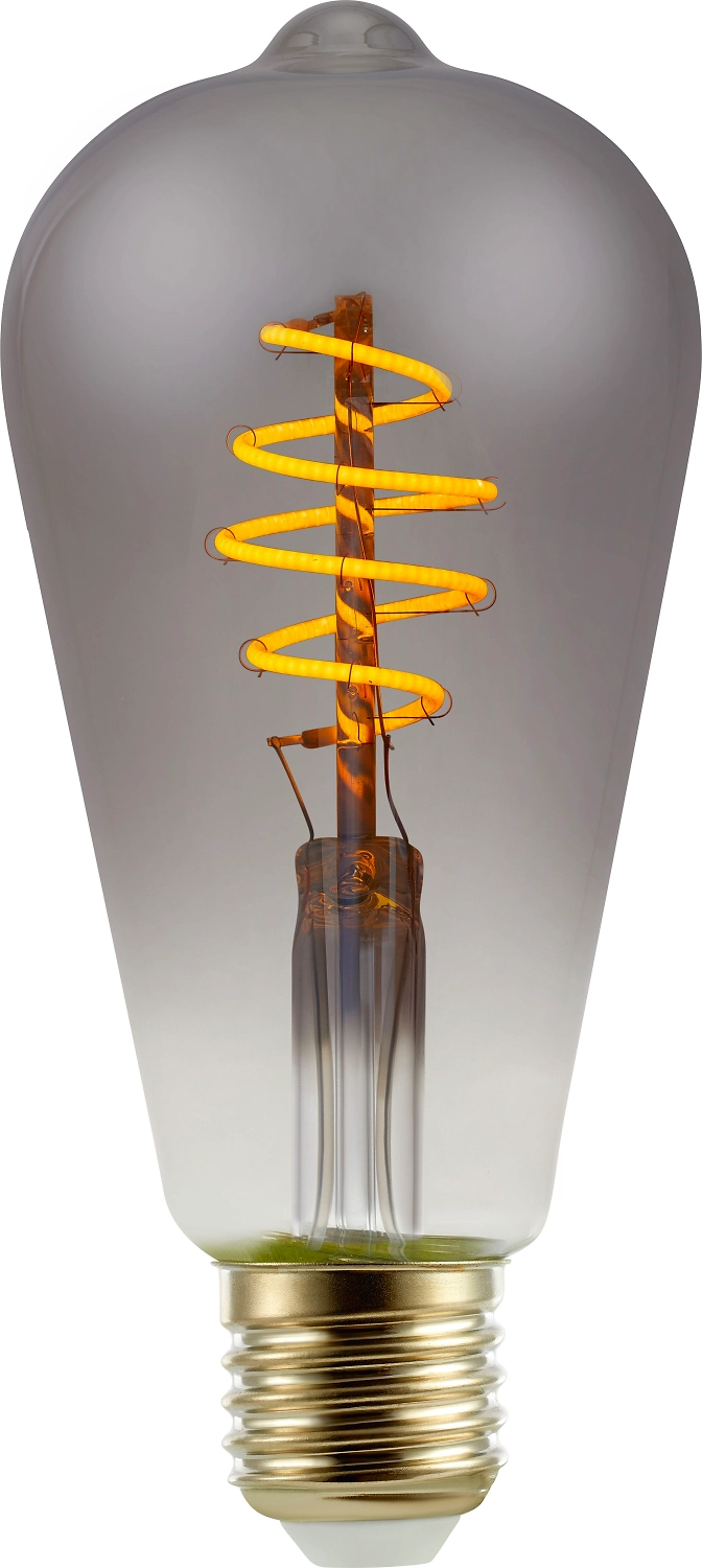 Светодиодная лампа Е27 4 Вт 100 лм 1800 К филаментная Эдисон ST64