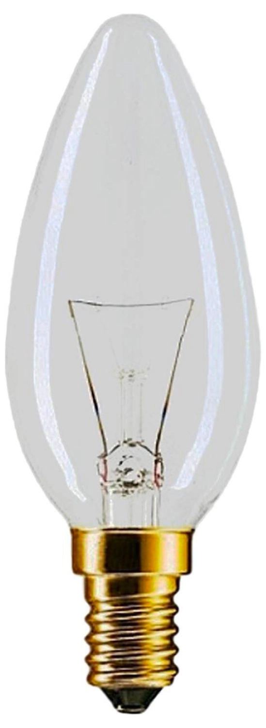 Лампа накаливания Philips Standard прозрачная Е14 60 Вт 670 лм свеча