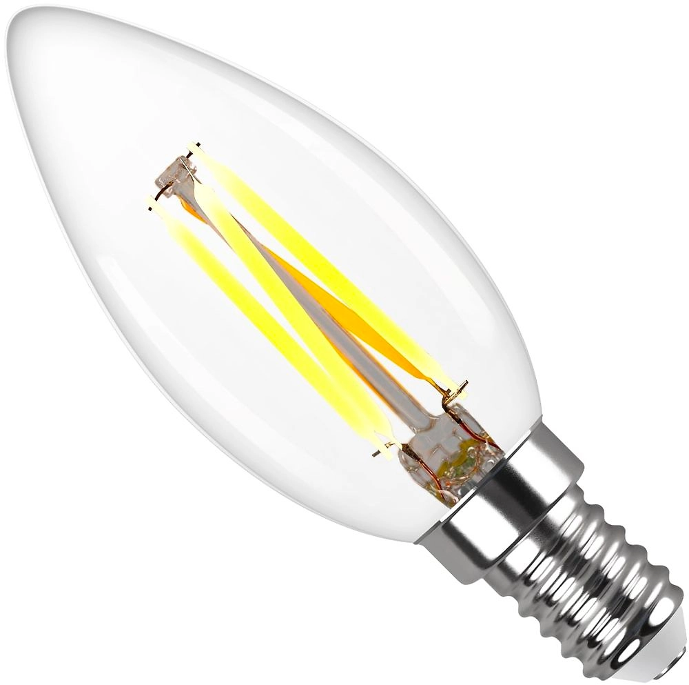 Светодиодная лампа REV Е14 7 Вт филаментная 730 лм 4000 К свеча