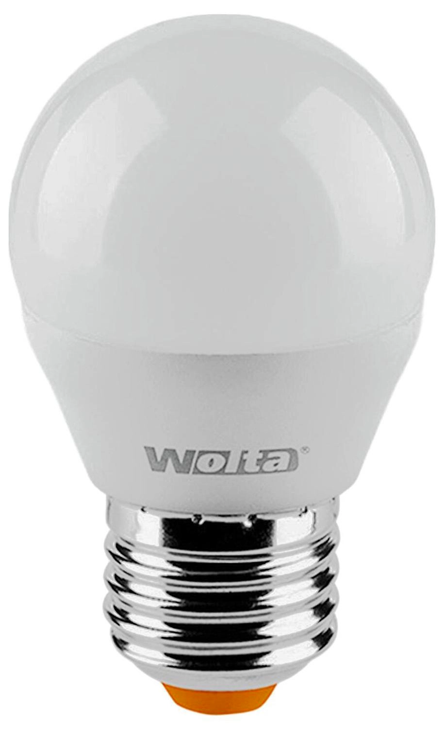 Светодиодная лампа Wolta STANDART E27 7,5 Вт 625 лм 3000 К шар