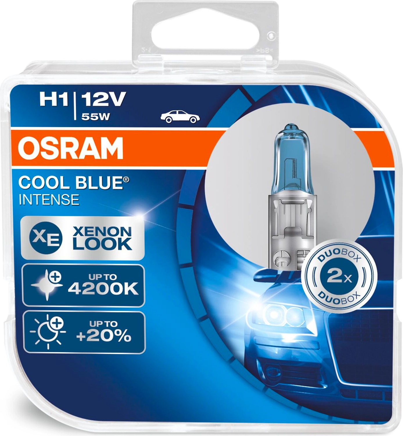 Галогенная лампа OSRAM COOL BLUE INTENSE P14.5s 55 Вт 1550 лм