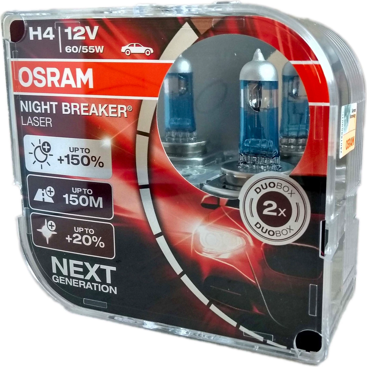 Галогенная лампа OSRAM NIGHT BREAKER LASER P43t 60 Вт 1650 лм
