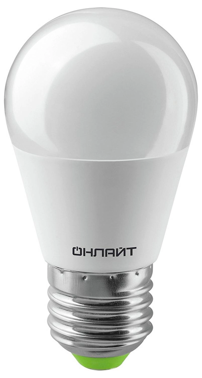 Светодиодная лампа Онлайт ОLL-G E27 8 Вт 560 лм 2700 К шар