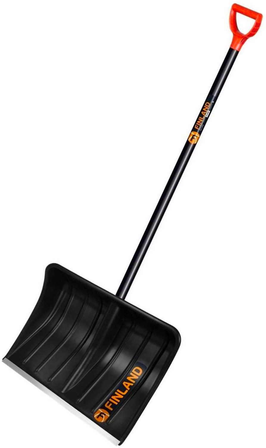 Лопата для снега FINLAND 1358Ч с планкой 147 см