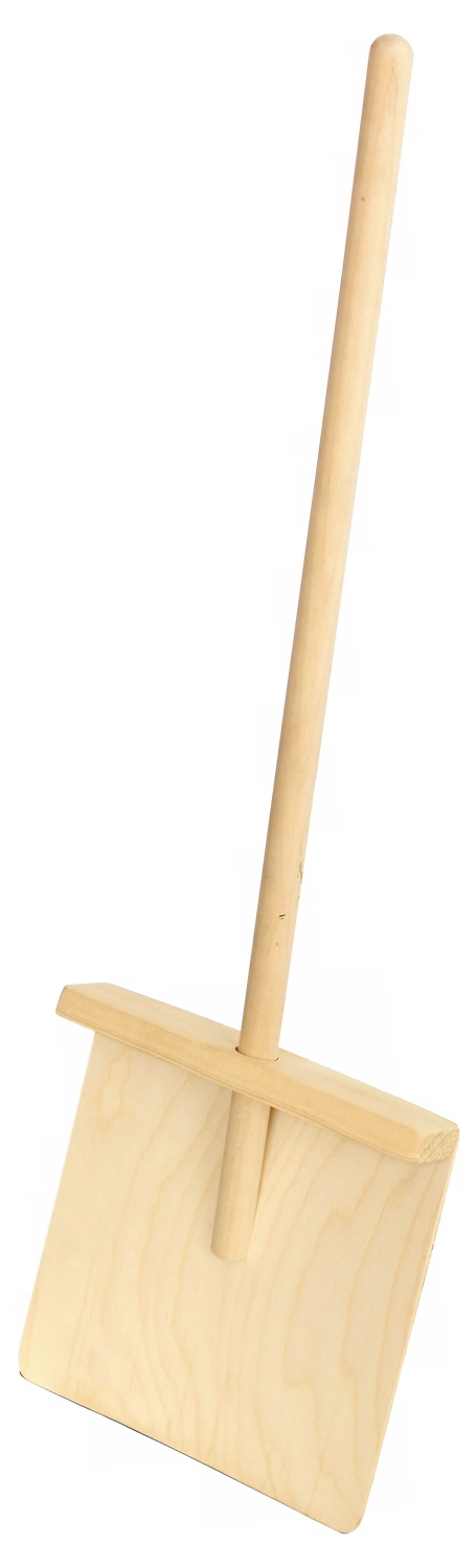 Лопата для снега Комплект-Агро деревянная с черенком 85х25 см