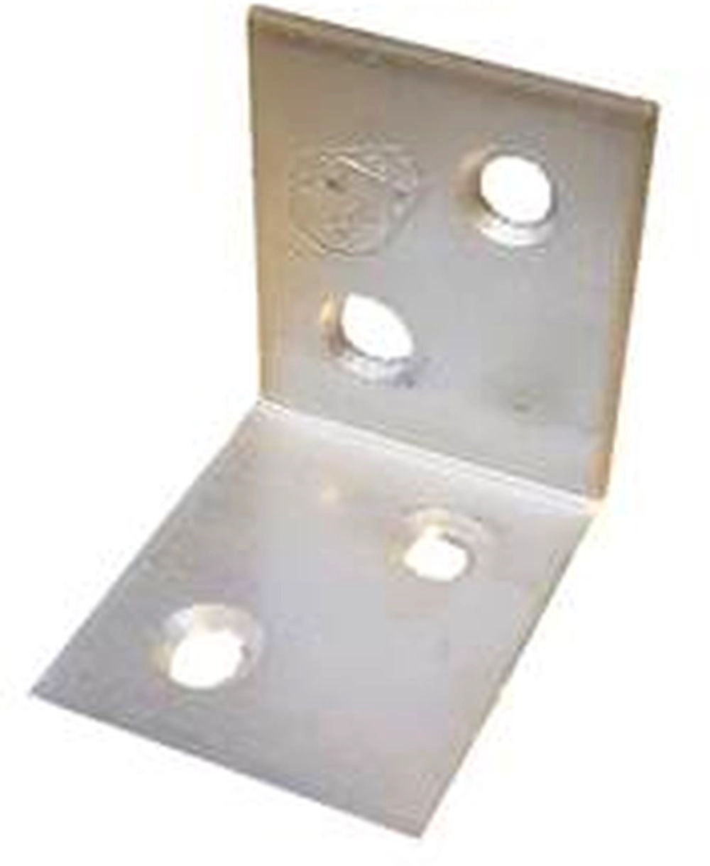 Мебельный уголок монтажный Tech-KREP оцинкованная сталь серебряный 30х25x30 мм