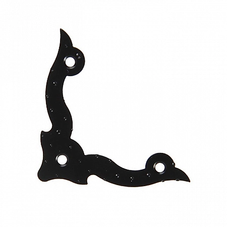 Мебельный уголок монтажный Tech-KREP FRU-110 сталь черный 110x110x2 мм