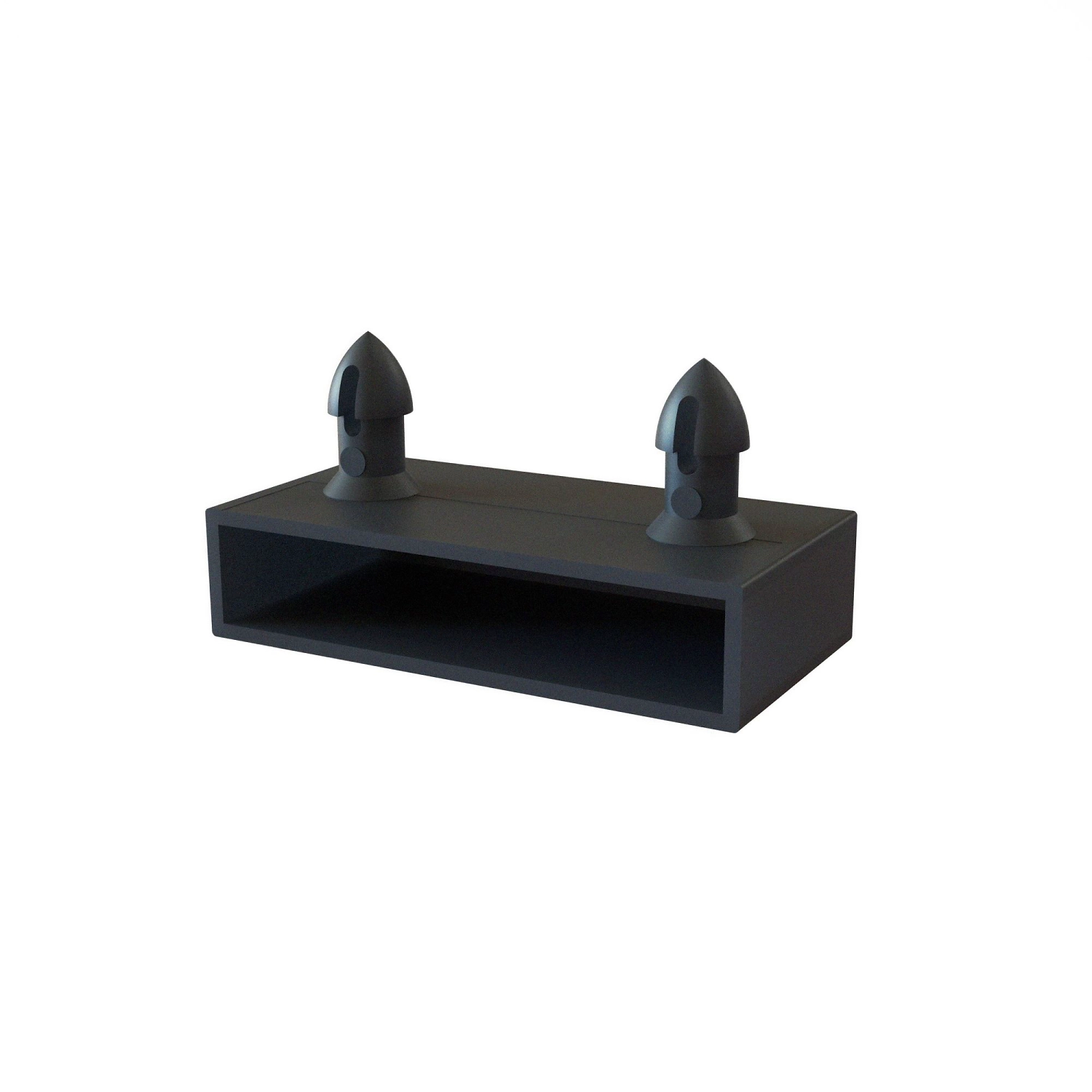 Латодержатель Timber&Style пластик черный 53x8 мм дерево-металл