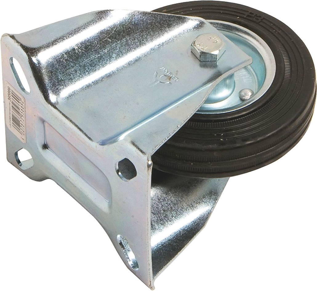 Мебельный ролик неповоротный 70 кг 100 мм