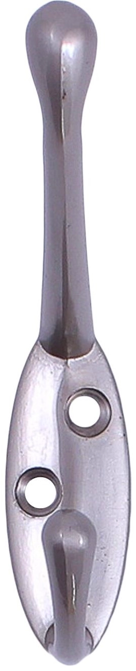 Крючок мебельный Larvij LK0401NI двойной никель 