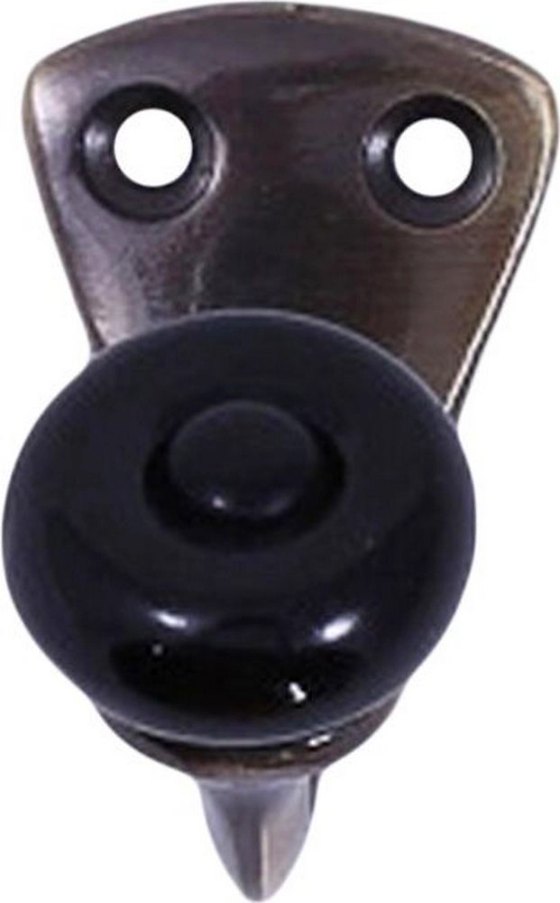 Крючок мебельный Larvij LHK209AB одинарный антик латунь