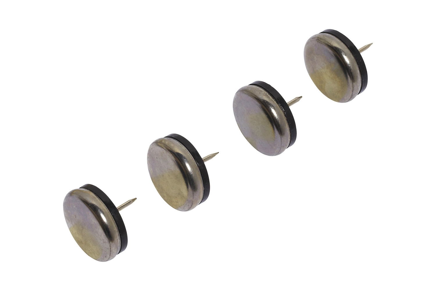 Мебельный подпятник 485196 нержавеющая сталь 30 мм 4 шт