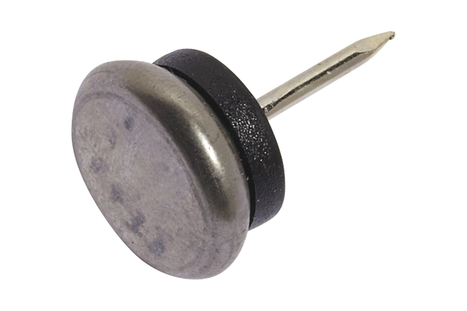 Мебельный подпятник 485216 нержавеющая сталь 18 мм 8 шт