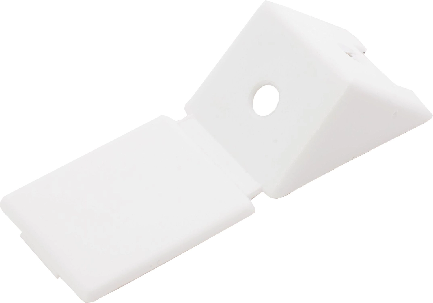 Мебельный уголок монтажный ЕВРОПАРТНЕР пластиковый белый 4 шт