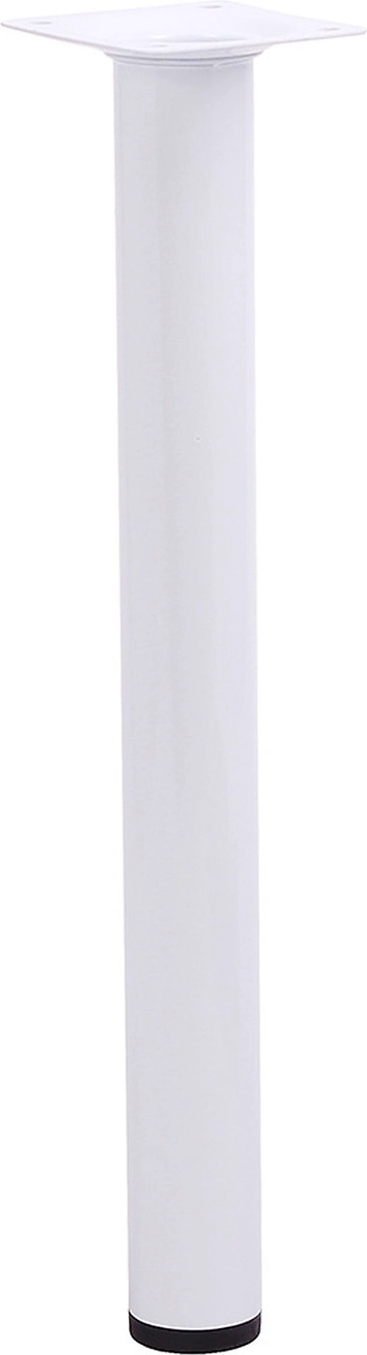 Мебельная ножка Larvij стальная белая 30 см