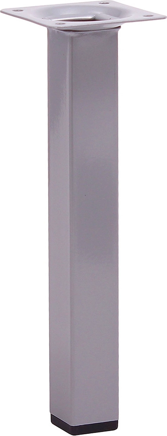 Мебельная ножка Larvij стальная серебряная 20 см