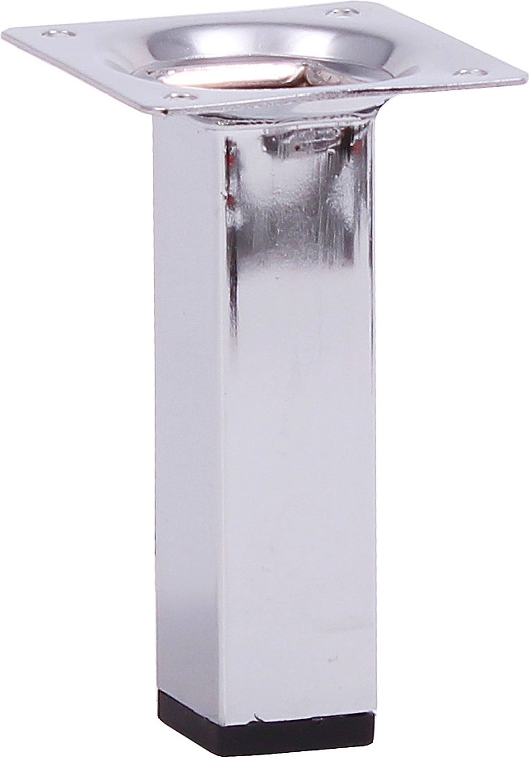 Мебельная ножка Larvij стальная хром 10 см