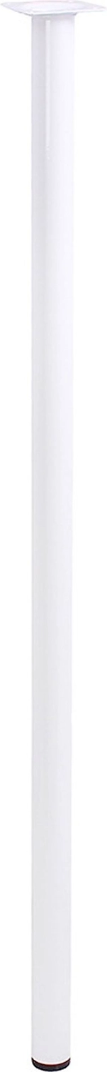 Мебельная ножка Larvij сталь белый 800 мм