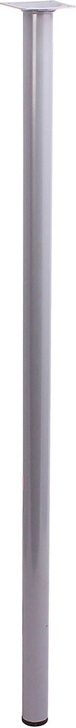 Мебельная ножка Larvij L61R80MS30 сталь серебро 800 мм