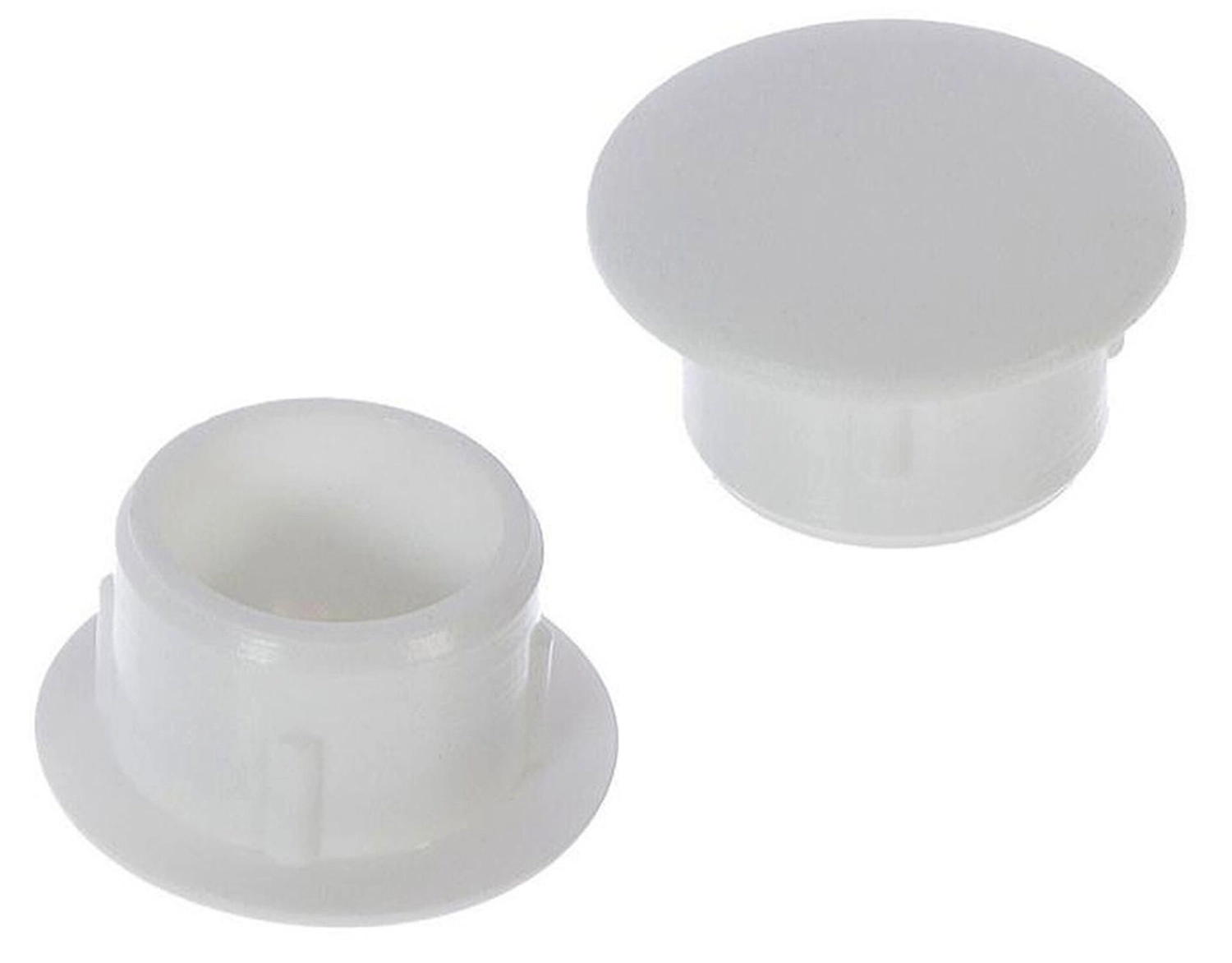 Мебельная заглушка Tech-KREP пластиковая белая 8 мм 35 шт