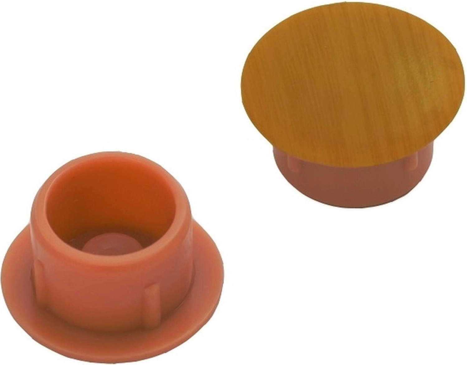 Мебельная заглушка Tech-KREP пластиковая дуб 8 мм 35 шт