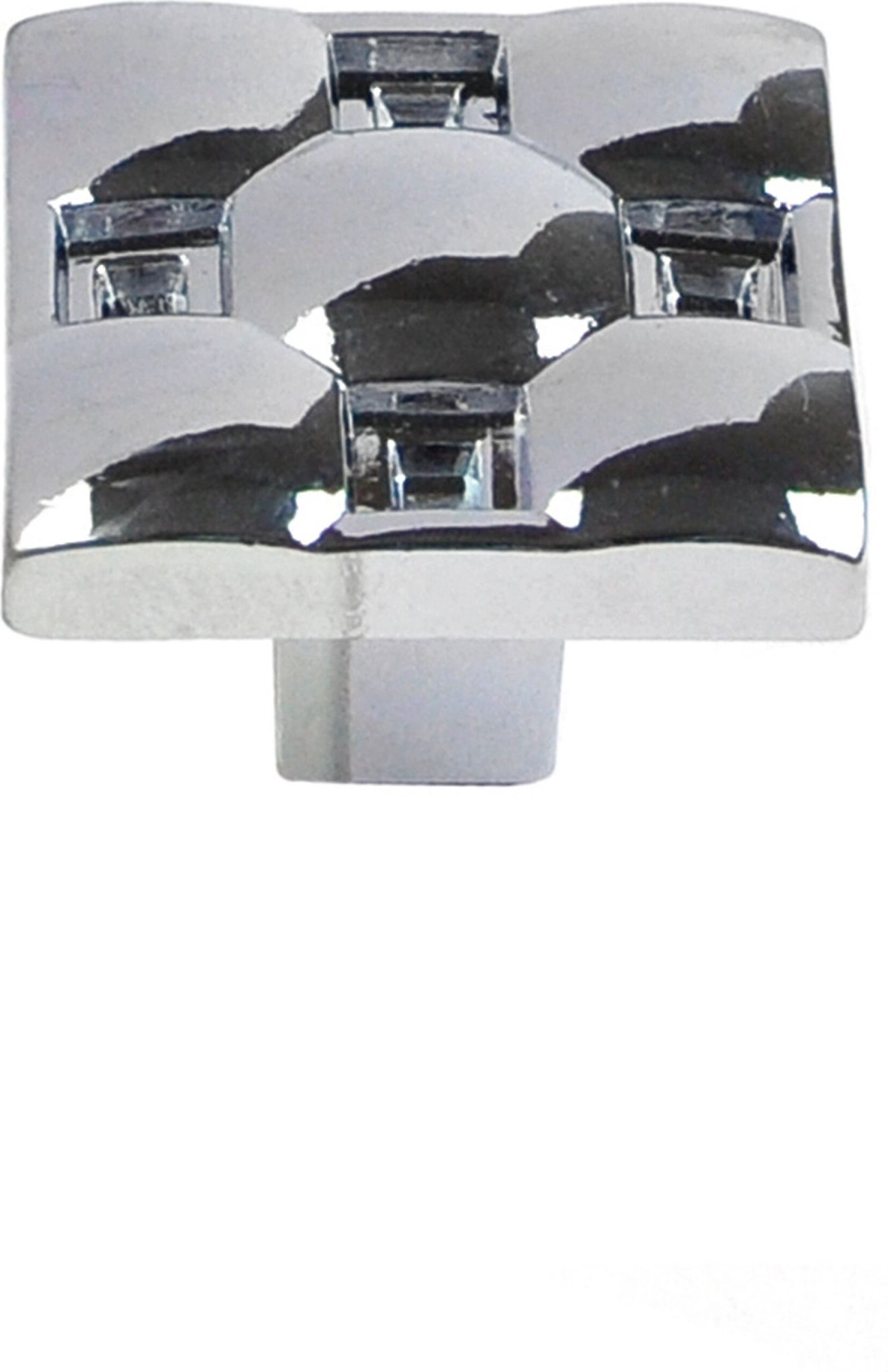 Мебельная ручка-кнопка JET хром 147 мм