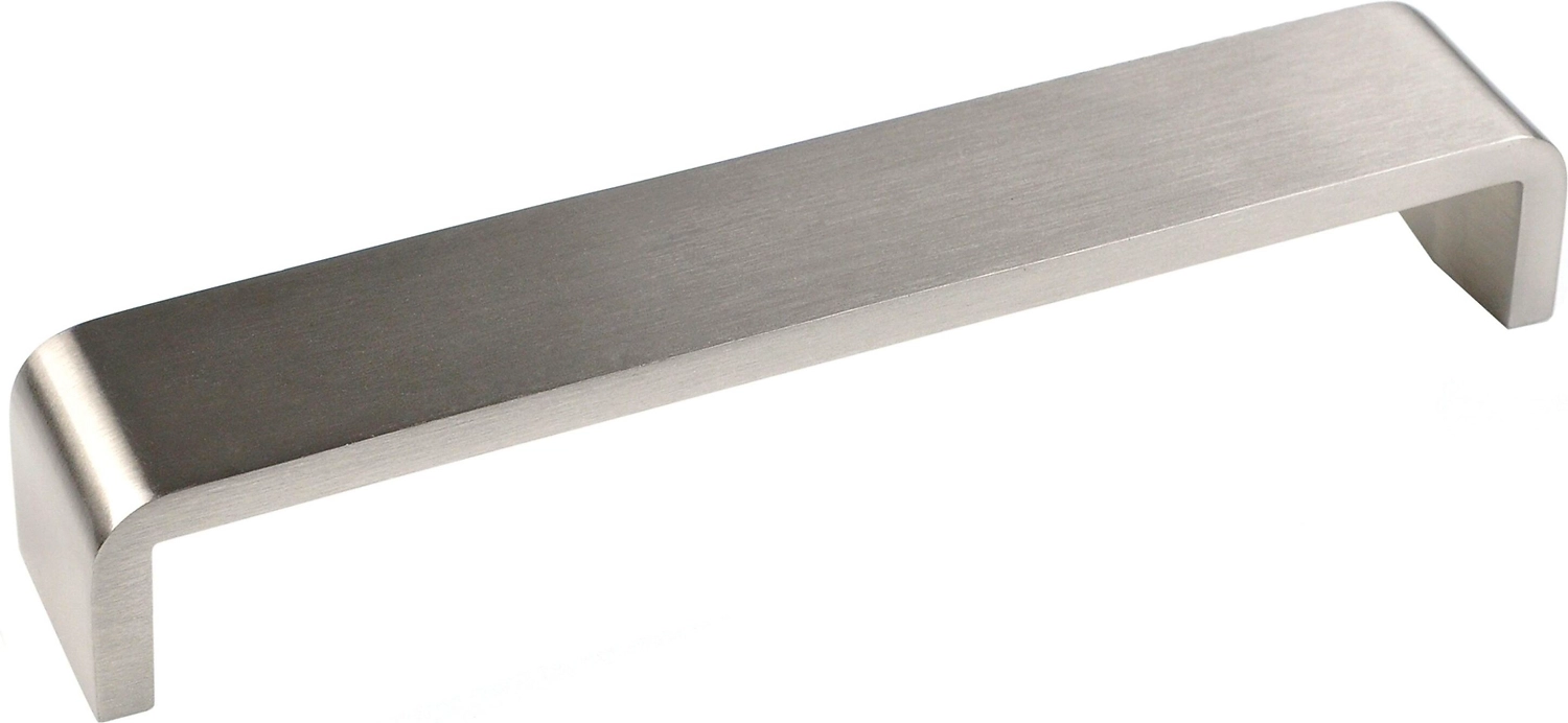 Мебельная ручка-скоба JET 158 брашированный никель 128 мм 