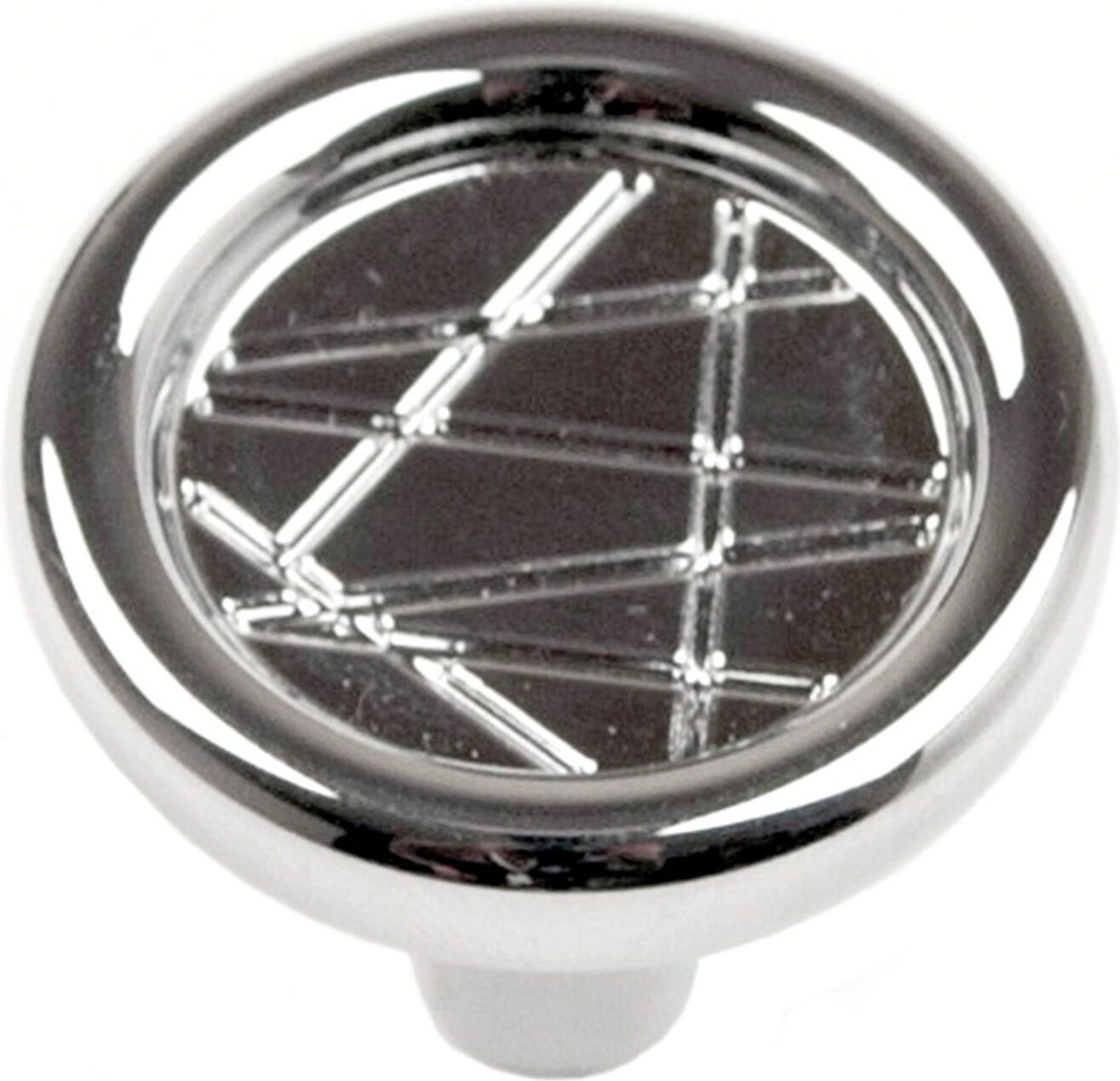 Мебельная ручка-кнопка JET 133  хром