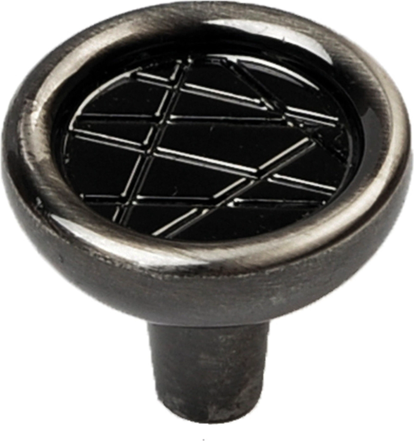 Мебельная ручка-кнопка JET 133 черный никель