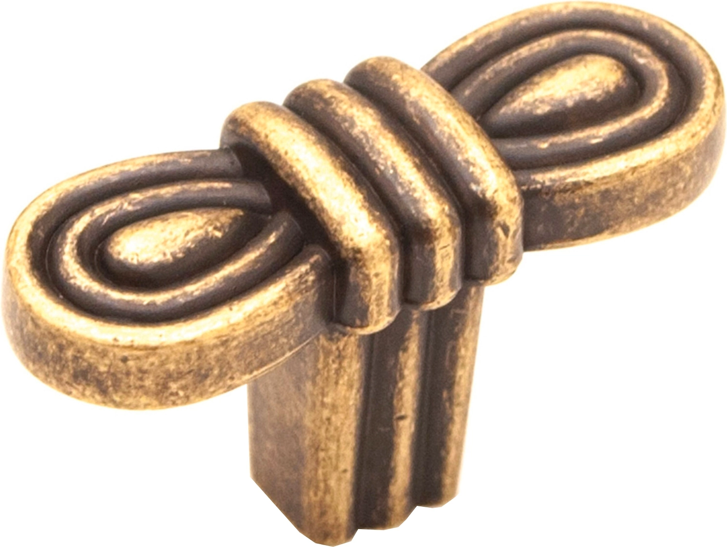 Мебельная ручка-кнопка JET 179 античная бронза