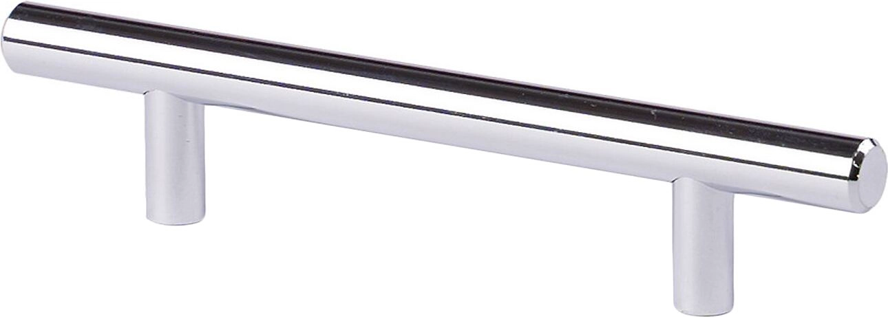 Мебельная ручка-рейлинг Larvij сталь хром 96 мм