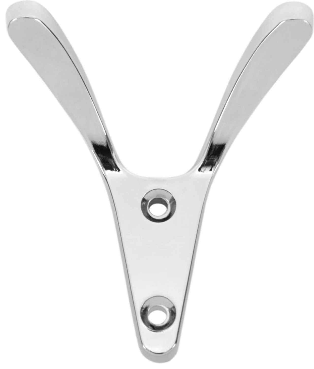 Крючок мебельный BOYARD SENATOR двойной хром полированный