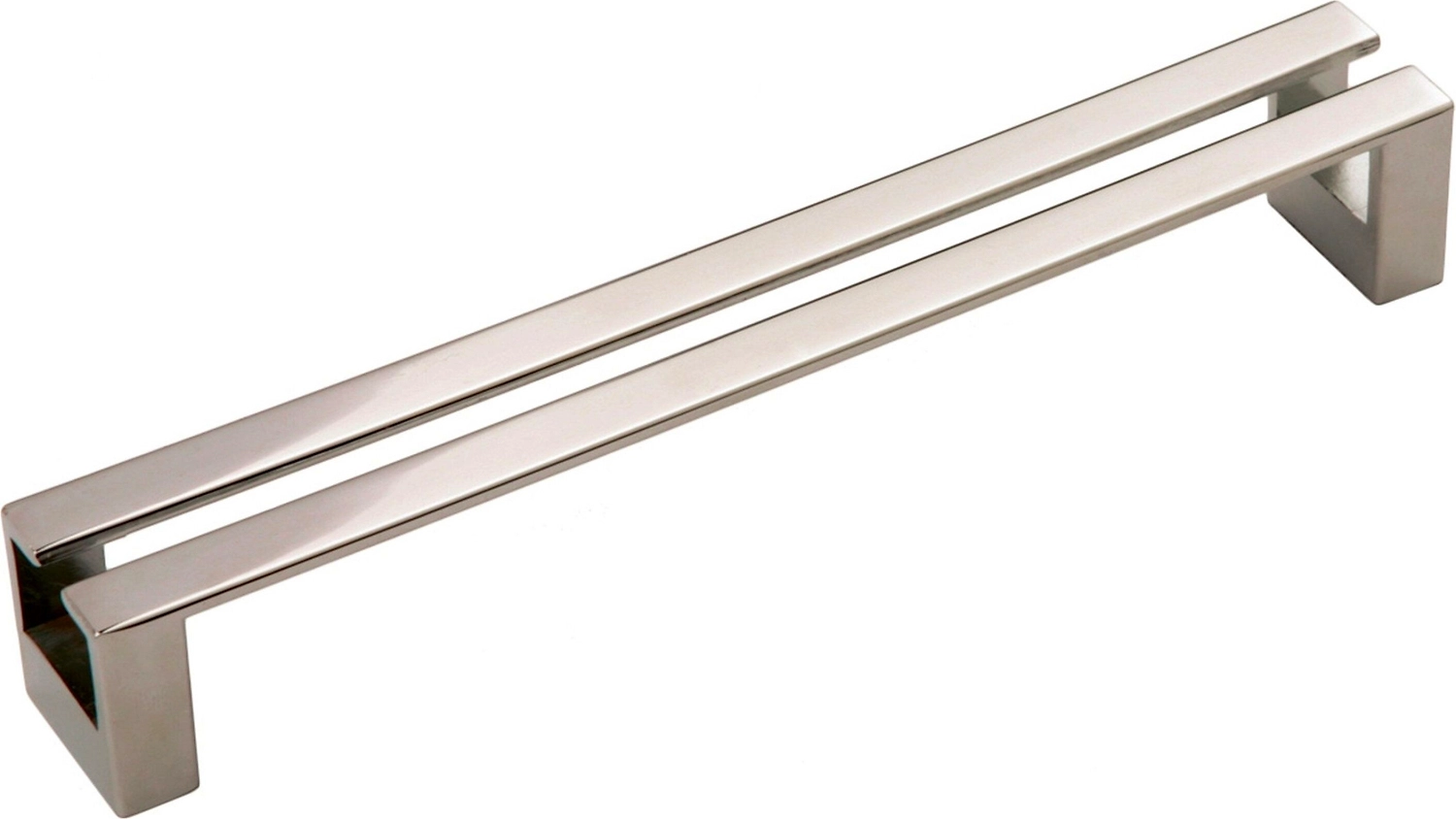 Мебельная ручка - скоба BOYARD Стильный модерн хром полированный 128 мм