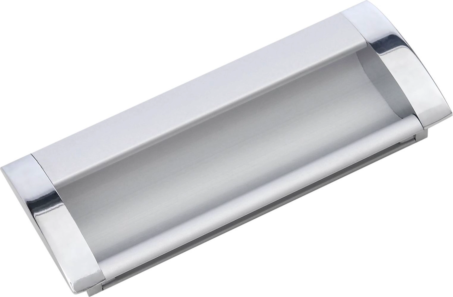 Мебельная ручка - скоба BOYARD сатиновый хром 96 мм