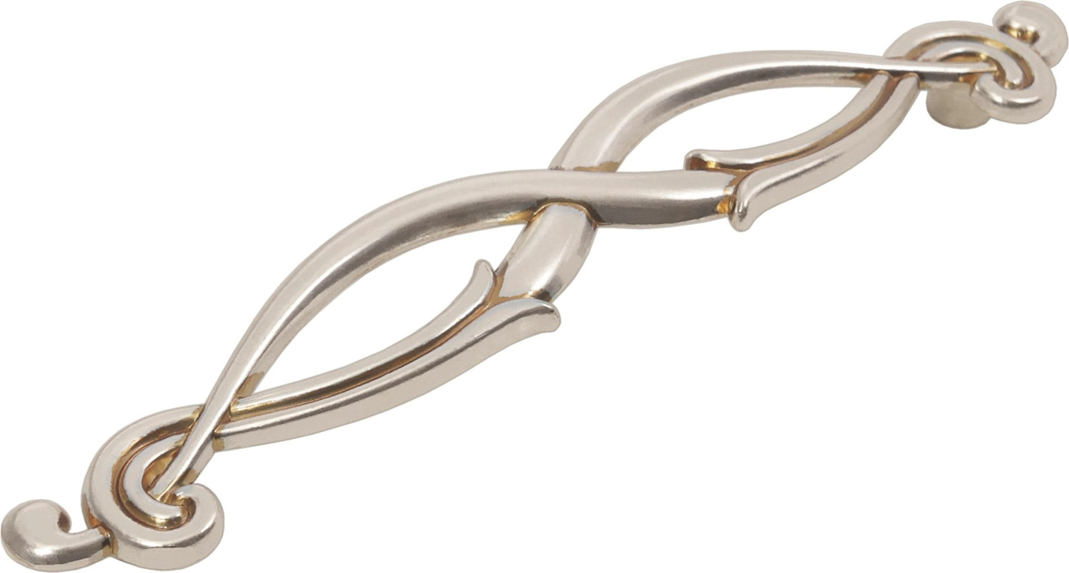 Мебельная ручка - скоба BOYARD INFINI старинный серебряный 128 мм