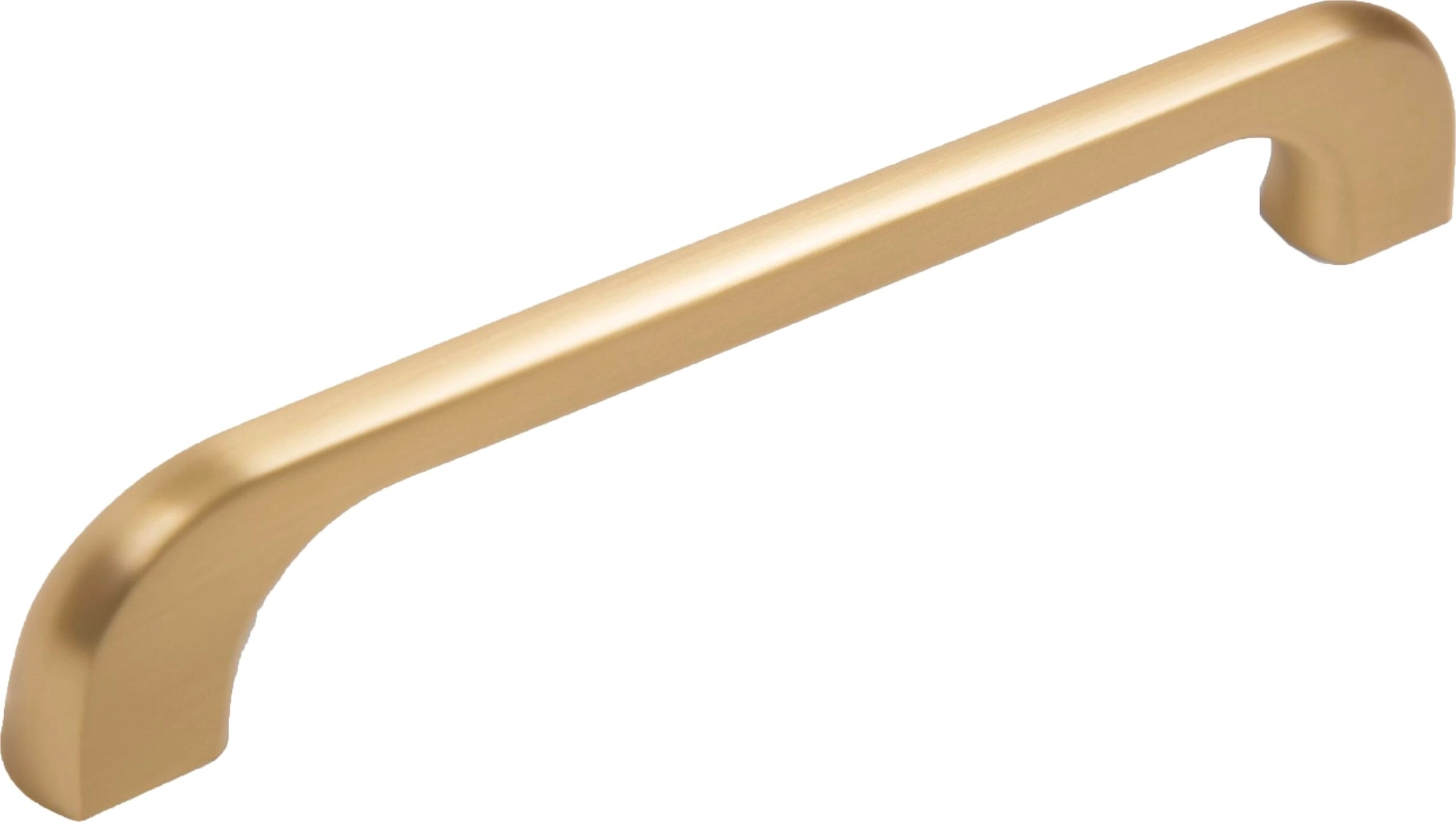 Мебельная ручка - скоба BOYARD JETLINE сатинированный золотой 160 мм