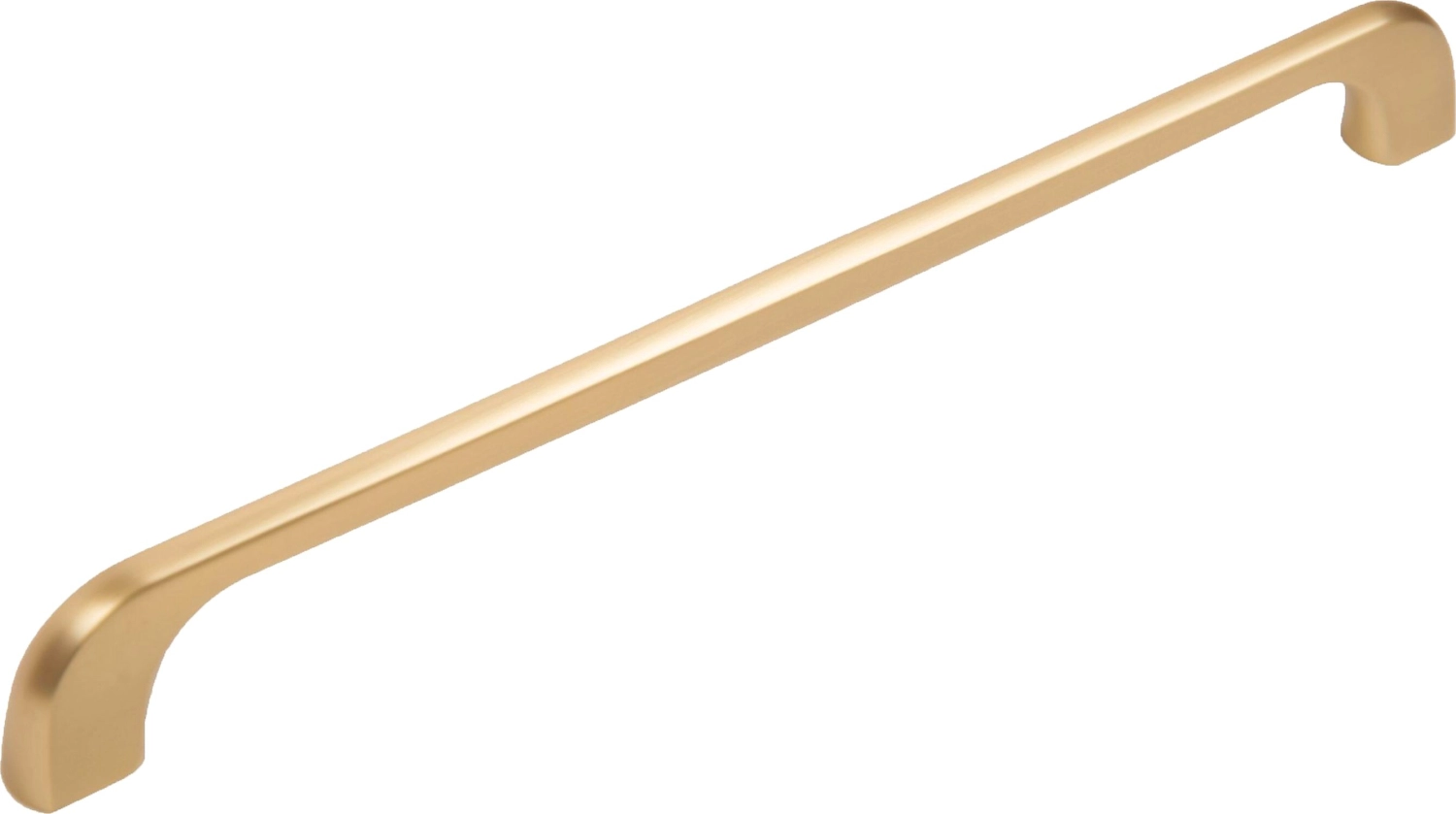 Мебельная ручка-скоба BOYARD JETLINE сатинированный золотой 320 мм