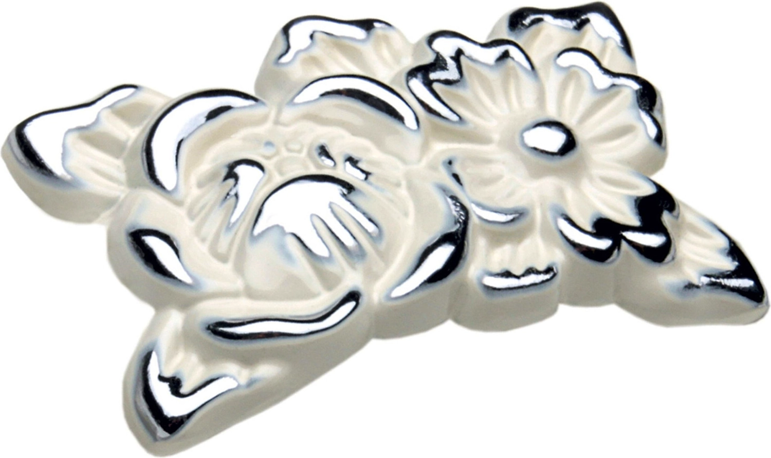 Мебельная ручка-кнопка BOYARD LACE хром полированный 