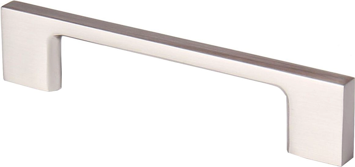 Мебельная ручка-рейлинг Larvij Берлин  никель 96 мм