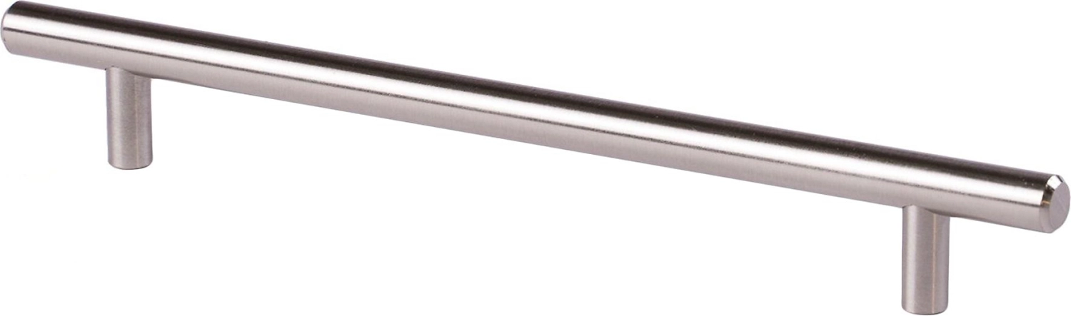 Мебельная ручка-рейлинг Larvij матовый никель 192 мм 