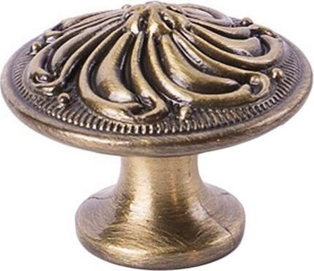 Мебельная ручка-кноб Larvij L4.KNOB13AB античная бронза